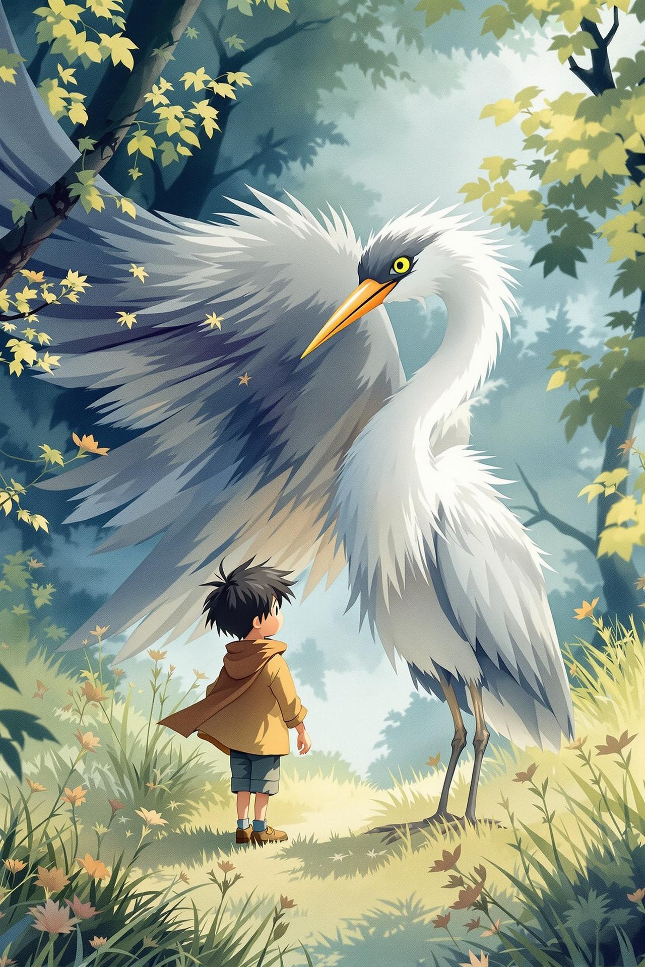 你想活出怎样的人生 - The Boy and the Heron 你想活出怎样的人生 电影海报